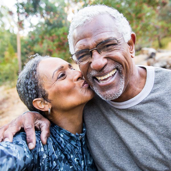 mature couple enjoying life